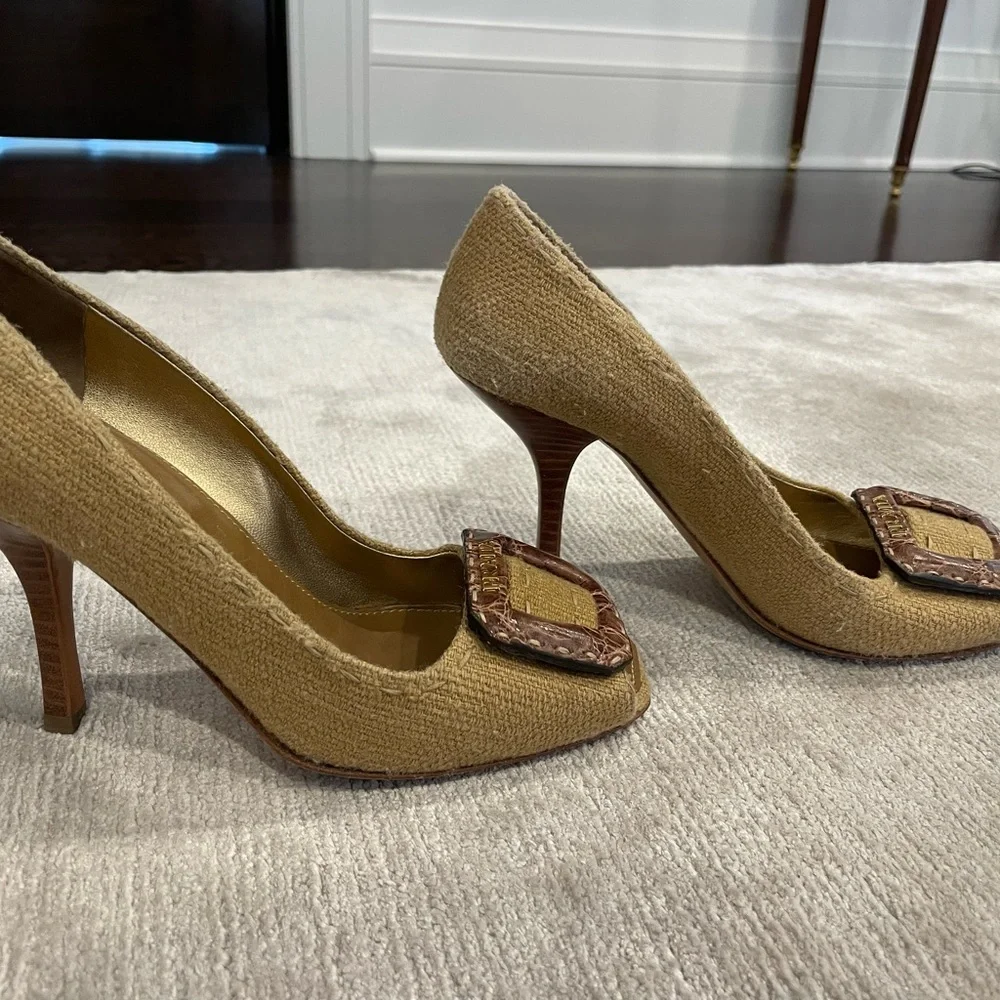 Vintage Prada PeepToe Heels - Picture 2 of 5